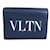 Valentino Garavani VLTN Navy blue Leather  ref.921631