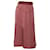 Falda lápiz de Louis Vuitton en lana granate claro Castaño Roja  ref.922179