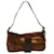 FENDI Mamma Baguette Shoulder Bag Harako leather Brown 2370/26424 Auth yk7072b  ref.922306