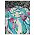 Autre Marque Dixie Blumenmuster Taillierte Jacke Weiß Rosa Blau Pink Grün - Ansicht 12