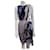 Diane Von Furstenberg Vestido de seda DvF Allistair com estampa de Salgueiro Adormecido Multicor Elastano  ref.922365