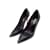 SAINT LAURENT  Heels T.EU 36.5 Leather Black  ref.922494