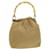 Christian Dior Maris Pearl Shoulder Bag Nylon Beige Auth bs5278  ref.923357