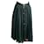 CHANEL Falda larga de popelina de algodón negra T36 RARO SUBLIME Negro  ref.923427
