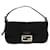 Fendi Mamma Baguette Shoulder Bag Black Cloth  ref.923590