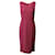 Dolce & Gabbana Vestido midi sem mangas em viscose rosa Fibra de celulose  ref.924191