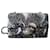 Classique Chanel Sequin Mini Rectangulaire Cuir Noir Multicolore  ref.924224