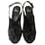Castaner heeled sandals Black Leather Satin  ref.924242