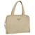 PRADA Hand Bag Nylon Beige Auth bs5267  ref.924296