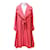 Sonia Rykiel Trenchcoats Pink Baumwolle  ref.924351