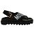 Moschino Criss-Cross-Logo-Sandalen