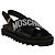 Moschino Criss-Cross-Logo-Sandalen - Ansicht 2