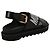 Moschino Criss-Cross-Logo-Sandalen - Ansicht 3