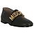 Mocassini in pelle con logo Moschino - vista 2