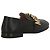 Mocassini in pelle con logo Moschino - vista 3