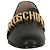 Mocassini in pelle con logo Moschino - vista 4