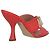 Moschino-Mules aus Leder mit Kristalllogo - Ansicht 3