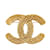 Chanel Spilla con logo CC D'oro Metallo  ref.924959