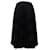Comme Des Garcons Jupe mi-longue plissée Comme Des Garçons en polyester noir  ref.925807