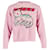 Gucci-Logo-Katzen-Sweatshirt aus rosa Baumwolle Pink  ref.925840