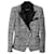 Balmain Double-Breasted Tweed Blazer in Black Acrylic  ref.925847
