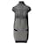 Peter Pilotto Mini-robe en maille rayée à col montant en coton multicolore  ref.925850