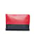 Céline Bicolor Leather Clutch Red Pony-style calfskin  ref.925890