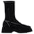 Retro Flatform Ankle Boots - Ganni - Synthetic - Black  ref.927284