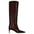 Stiletto 60 Boots - Paris Texas - Leather - Chocolat Brown  ref.927329