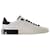 Dolce & Gabbana Portofino Sneakers – Dolce&Gabbana – Leder – Schwarz/Nicht-gerade weiss Weiß  ref.927371