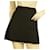 Minissaia plissada de lã preta Burberry tamanho Reino Unido 8, US 6 Preto  ref.927561