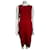 Diane Von Furstenberg Robe DvF Alexandria en Red Spice Viscose Rouge  ref.927802