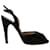 Salvatore Ferragamo Bow Detail Slingback Sandals in Black Leather  ref.927837