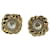 Chanel Earrings Cream Gold hardware Metal Pearl  ref.927873