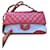 Chanel Timeless Classic Tasche Pink Lackleder  ref.928012