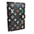 Louis Vuitton Monogram Multicolore Carnet De Notes M92652 Negro Lienzo  ref.928054