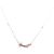 COLLANA STELLA CADENTE DJULA 40 alla 43 CM IN ORO ROSA 18COLLANA K E DIAMANTI D'oro
