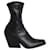 Stella Mc Cartney Stella McCartney Cowboy Stretch 95mm Boots in Black Polyurethane Plastic  ref.928252