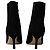 Stuart Weitzman Botines Kera con hebilla de cristal en ante negro - vista 4