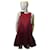 Autre Marque Französisches, übergroßes Kleid Bordeaux Polyester  ref.928262