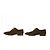 Louis Vuitton LV Scarpe stringate Oxford traforate in pelle scamosciata marrone da uomo 7 - vista 3