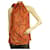 Michael by Michael Kors Orange Glittery Halter Neck Chain Logo Top size XS Cotton  ref.928292