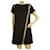 Minivestido Ranon negro de jacquard con tachuelas y manga corta de Zadig & Voltaire talla S Poliéster  ref.928309