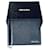Saffiano Prada Clip Wallet Navy blue Leather  ref.928313