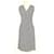 Diane Von Furstenberg DvF New Yahzi Robe portefeuille courte en soie noire et blanche Coton  ref.928390