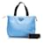 Prada Petit sac à main Puffer Tessuto Toile Bleu  ref.928507