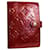 Louis Vuitton Agenda Cover Vermelho Lona  ref.928908