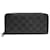 Portafoglio Louis Vuitton Zippy verticale Nero Pelle  ref.928935