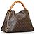 Louis Vuitton Brown Monogram Artsy MM Marron - vue 2