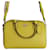 Coach Handbags Beige Green Khaki Yellow Silver hardware Leather Cloth  ref.929194